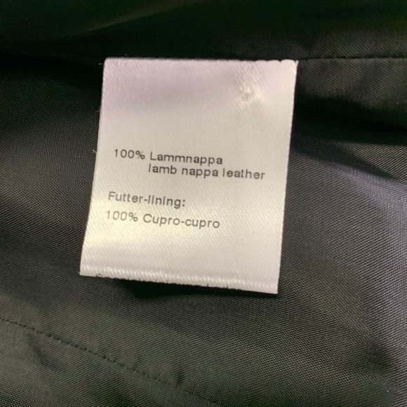 AKRIS Black White Leather Polka Dot Lambskin Biker Jacket - Picture 7 of 8